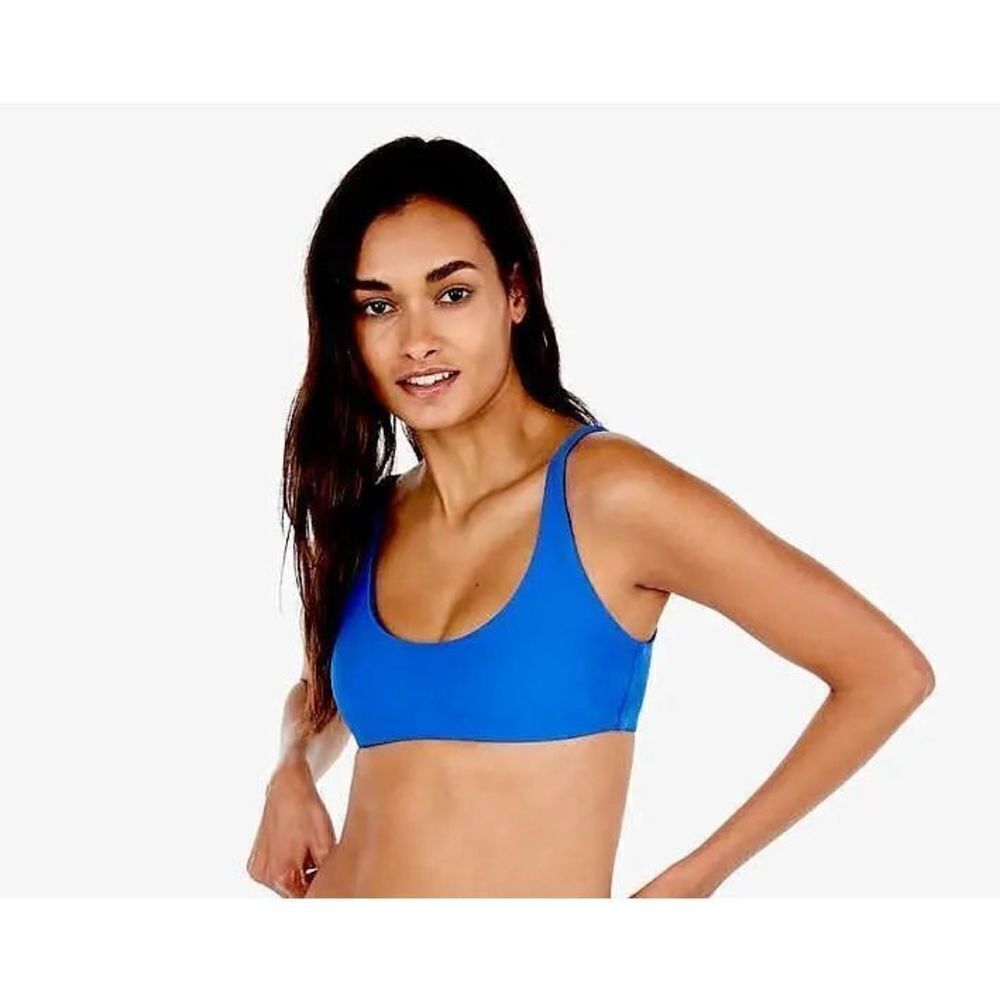 ✨EXPRESS SWIM ROYAL BLUE SCOOP BIKINI SWIM TOP✨